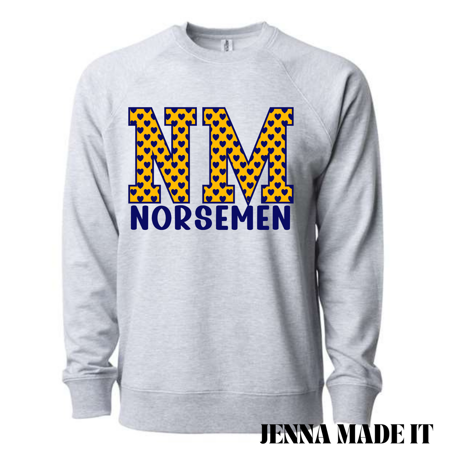 North Muskegon Norsemen Hearts Logo