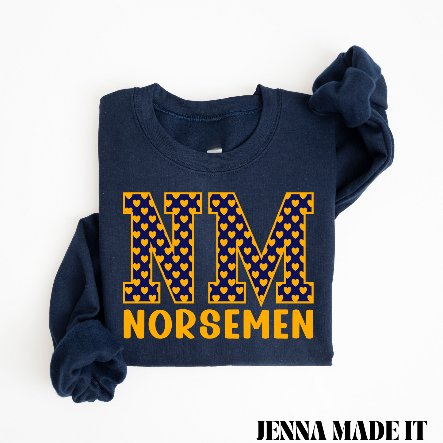 North Muskegon Norsemen Hearts Logo