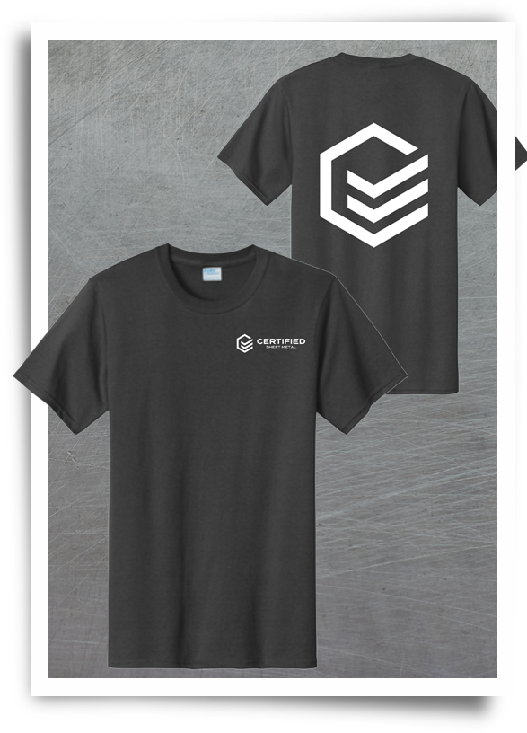 CSM Short Sleeve Tee (PC55) with back logo (Copy)