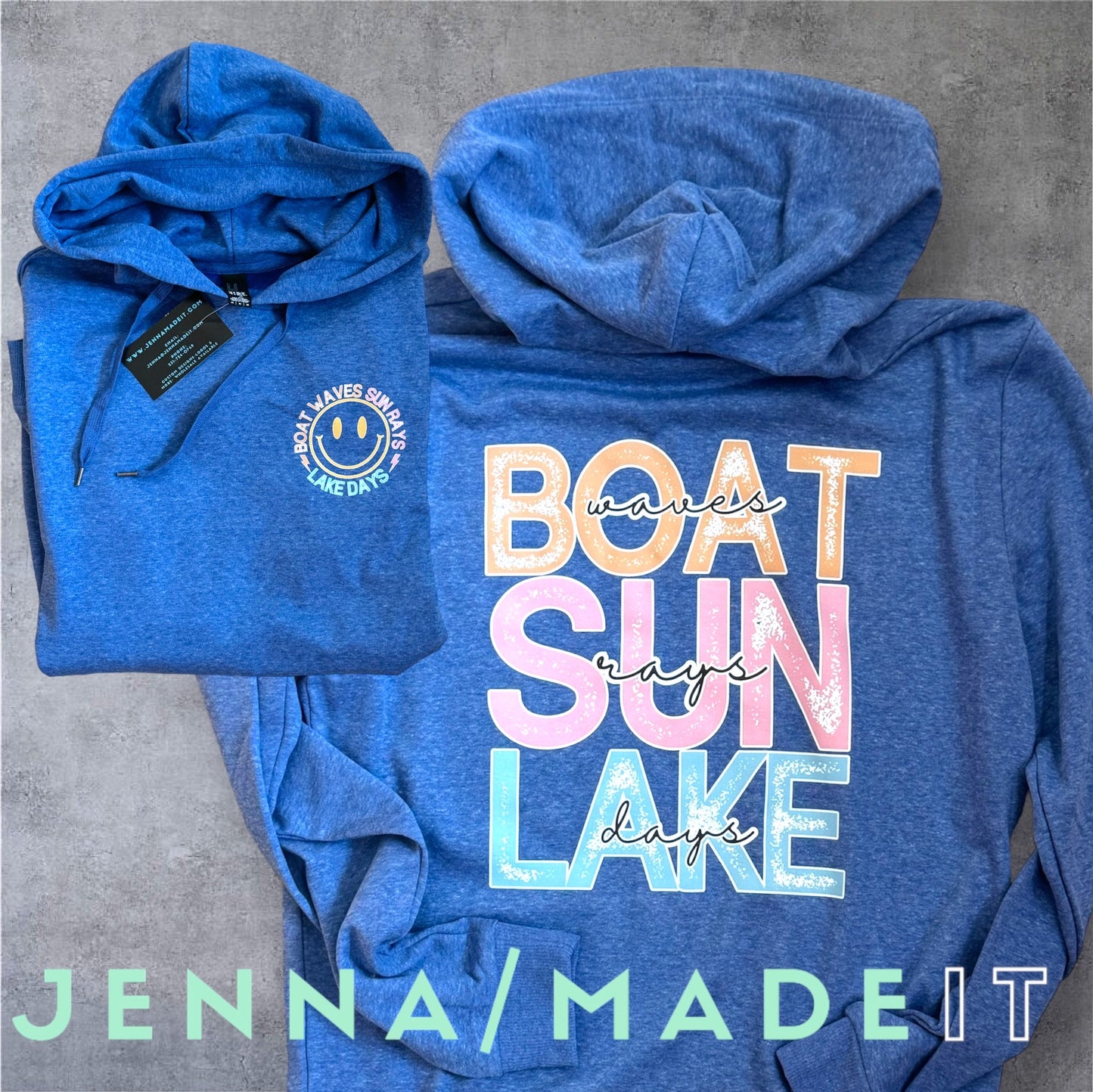 Boat Waves, Sun Rays, Lake Days