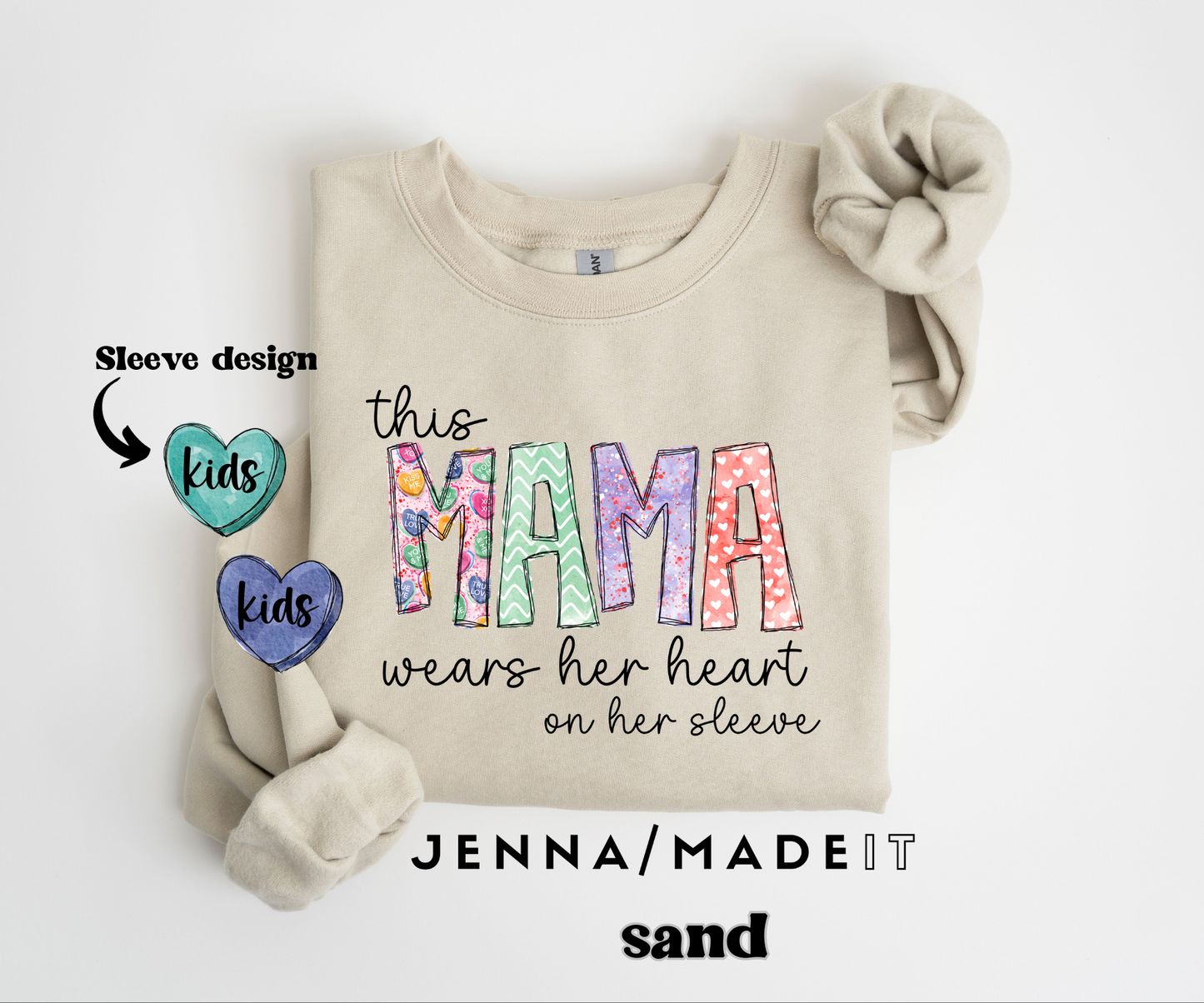 This Mama Wears her heart on her sleeve