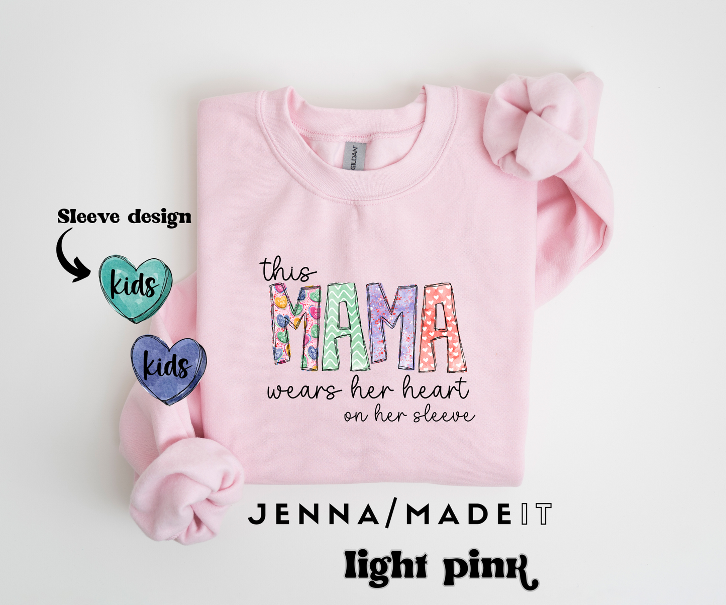 This Mama Wears her heart on her sleeve