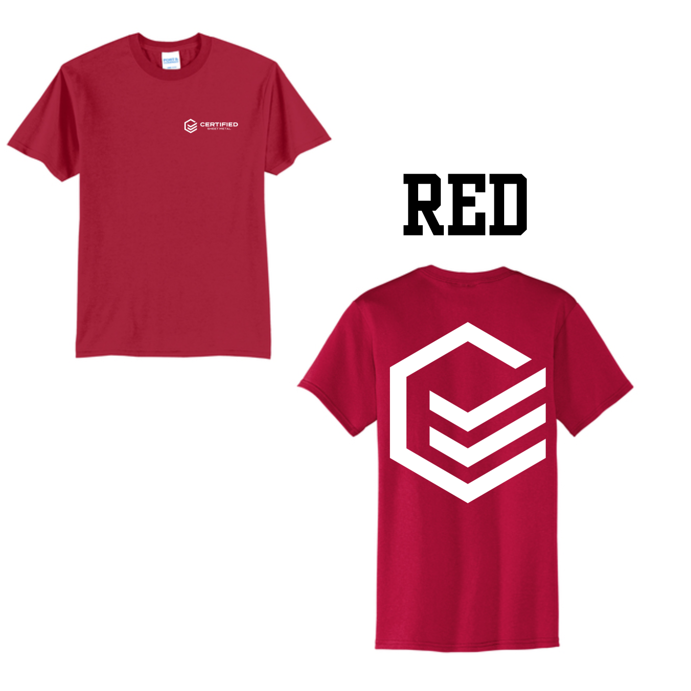 CBS Short Sleeve Tee (PC55) with back logo