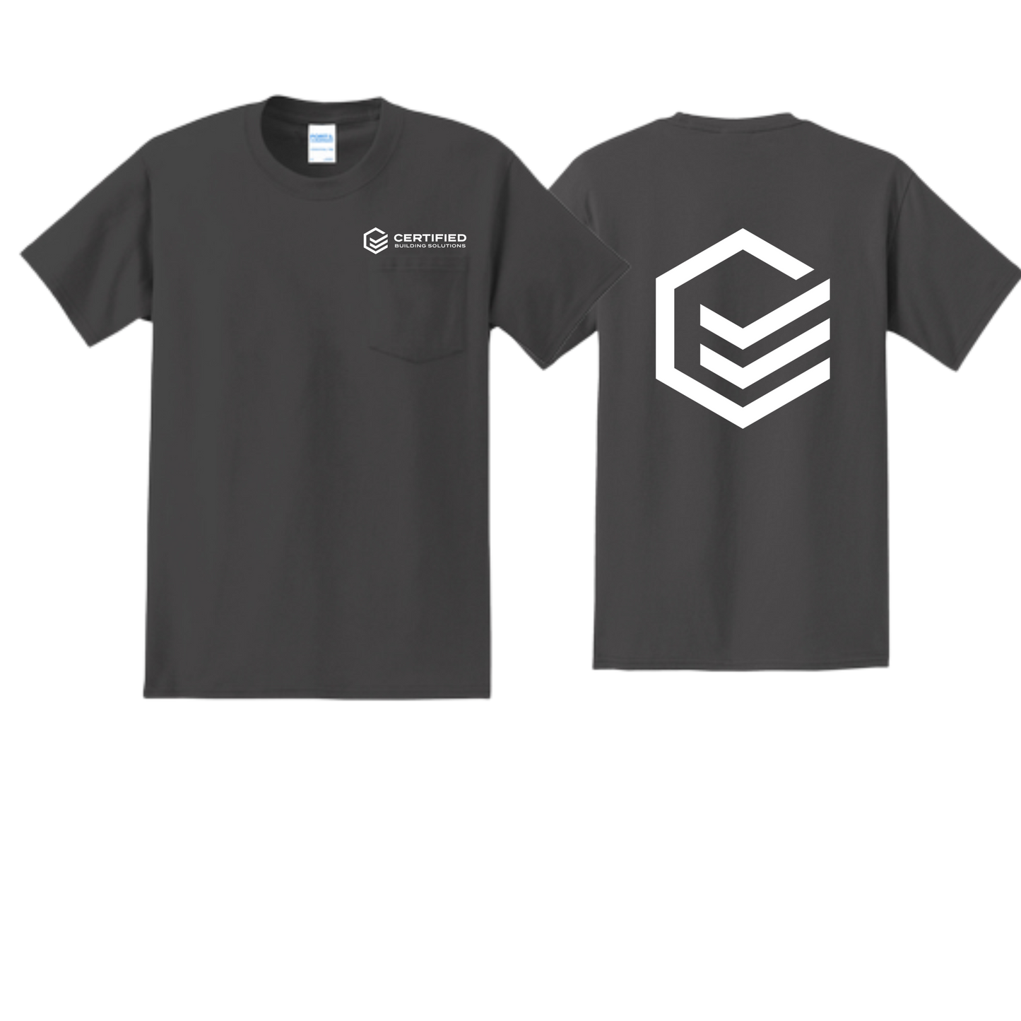 CBS-Short Sleeve Pocket (PC55P) with back logo