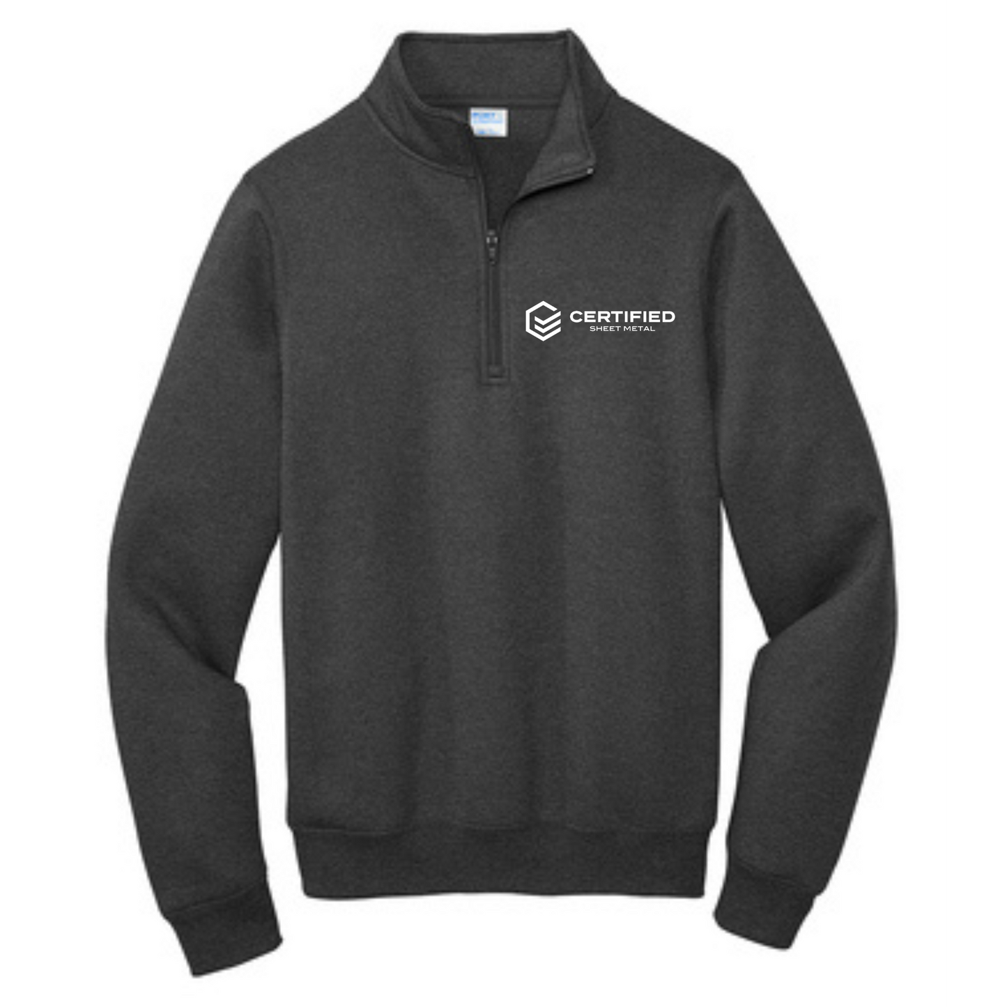 CSM Fleece 1/4 Zip Pullover screenprint (PC78Q) with back logo on every color