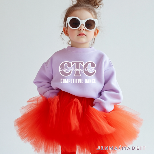 Toddler Lavendar Crewneck