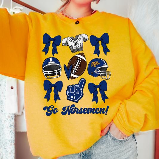 Cheer/football Go Norse Sweatshirt