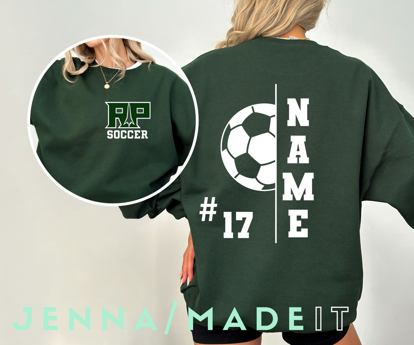 RP Rockets Soccer front and back