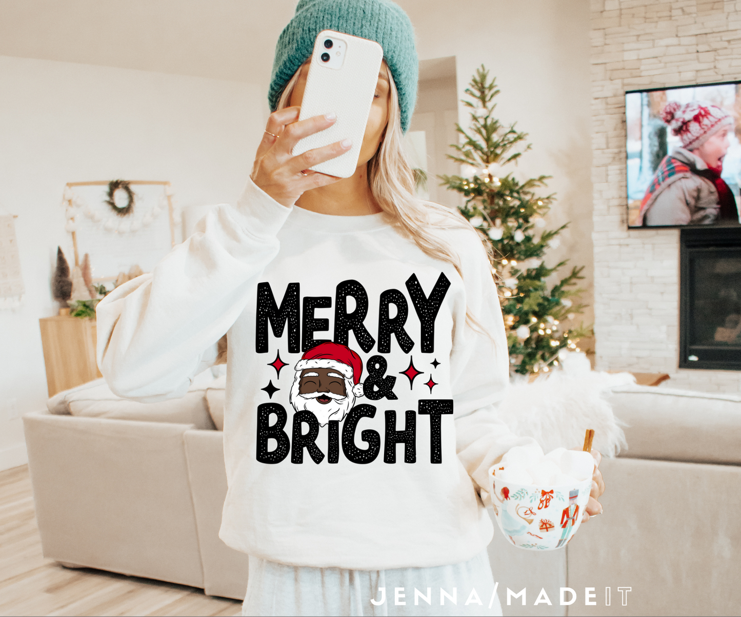 Merry & Bright Unisex dark skin tone