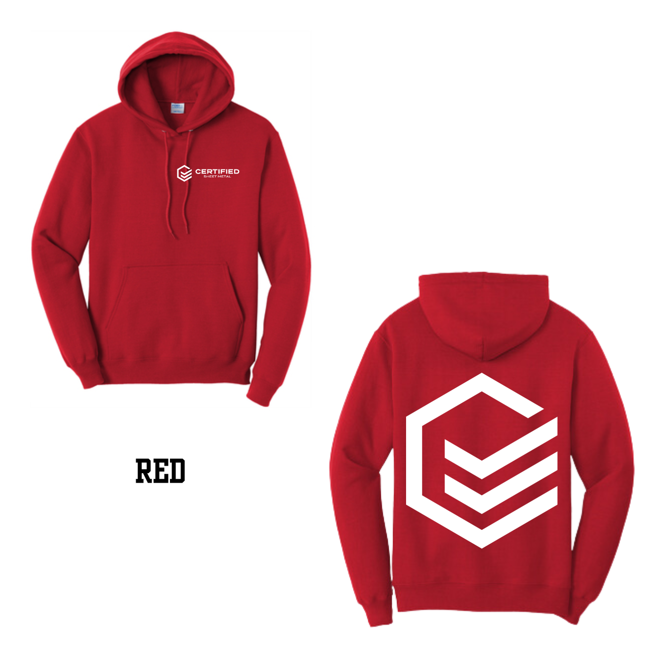 CBS Pullover Hoodie (PC78H) with back logo