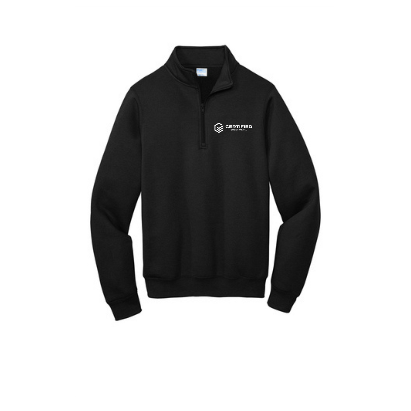 CSM Fleece 1/4 Zip Pullover screenprint (PC78Q) with back logo on every color